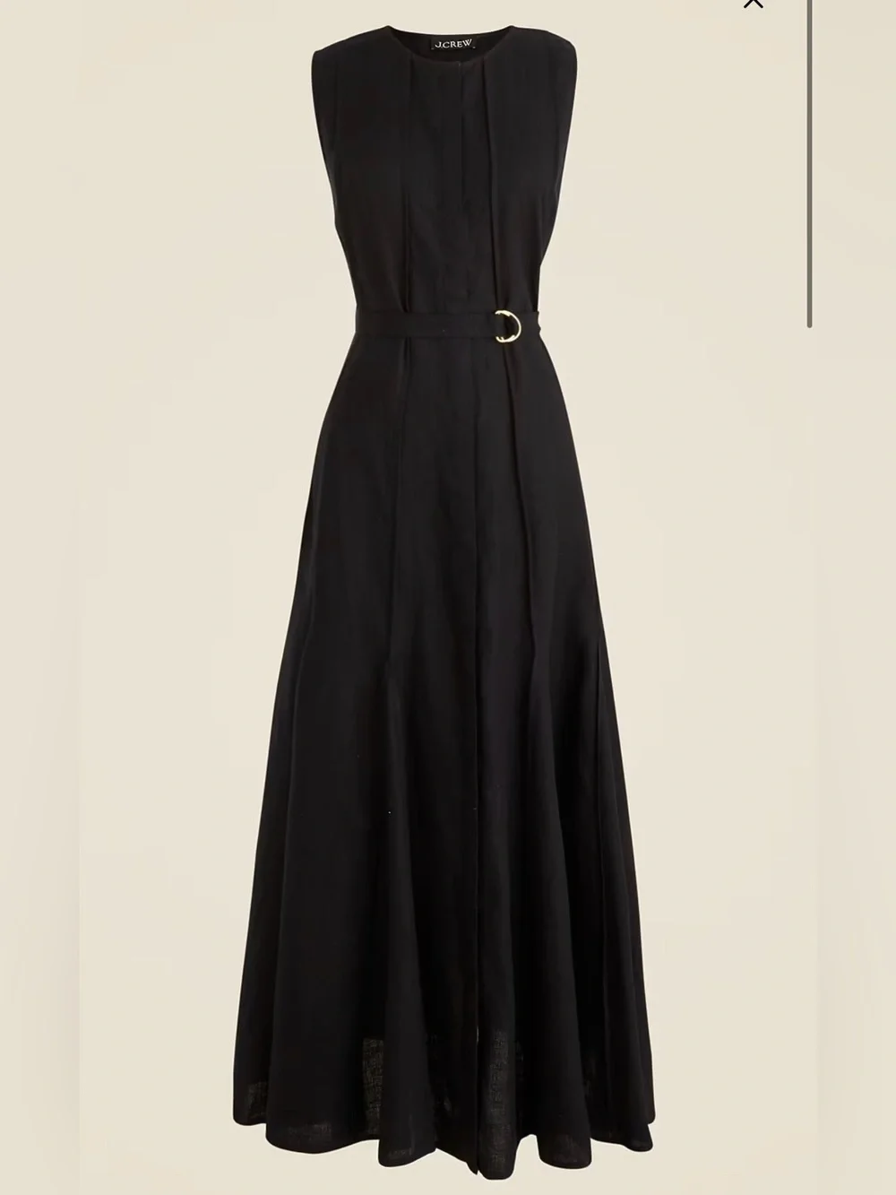 J CREW LINEN TUNIC MAXI DRESS WITH BELT CA671 $248 - Picture 3 of 7